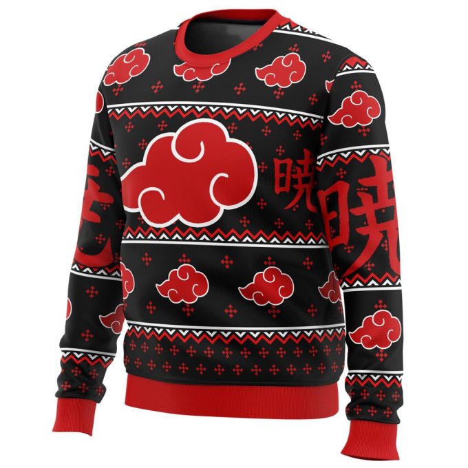 Get Festive with Akatsuki Naruto Ugly Christmas Sweater – Perfect Holiday Gift!
