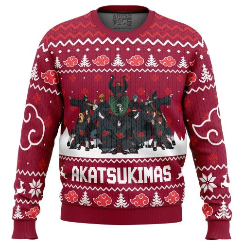 Stylish Akatsuki Christmas Sweater: Celebrate the Holidays in Trendy Akatsukimas Design