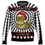 All Glory To The Hypnotoad Ugly Christmas Sweater – Festive and Fun Attire for the Holidays