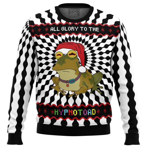 All Glory To The Hypnotoad Ugly Christmas Sweater – Festive and Fun Attire for the Holidays