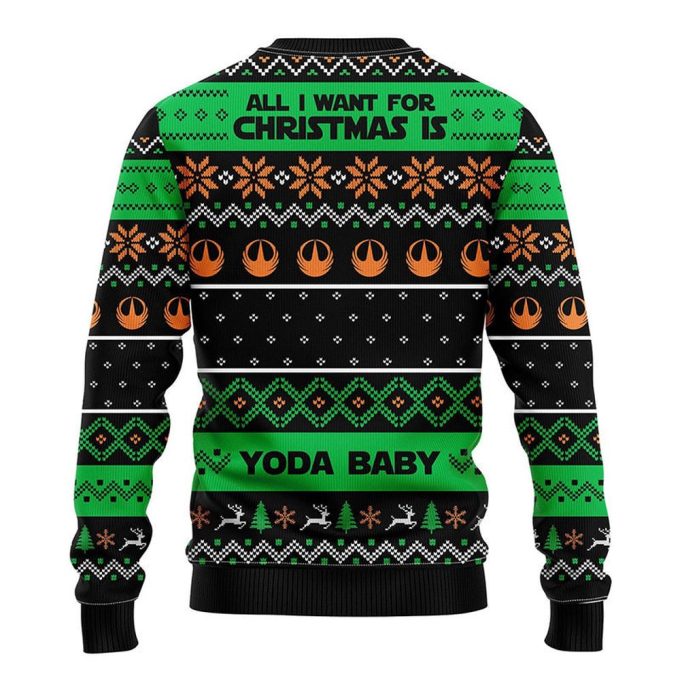 Get Festive with the Baby Yoda Ugly Sweater – Perfect for Christmas!