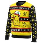 All I Want For Christmas Is CHU! Ugly Christmas Sweater – Festive & Fun Holiday Apparel