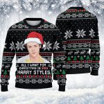 Holiday Cheer with Harry Styles: Ugly Knitted Christmas Sweatshirt & Sweater