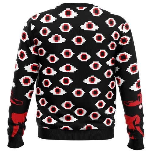 Hellsing Alucard Eyes Ugly Christmas Sweater – Festive & Unique Design!