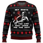 Get Festive with the American Santa American Psycho Ugly Christmas Sweater!