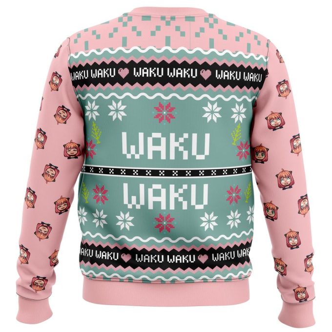 Waku Waku Spy x Family Ugly Christmas Sweater – Anya Forger Collection