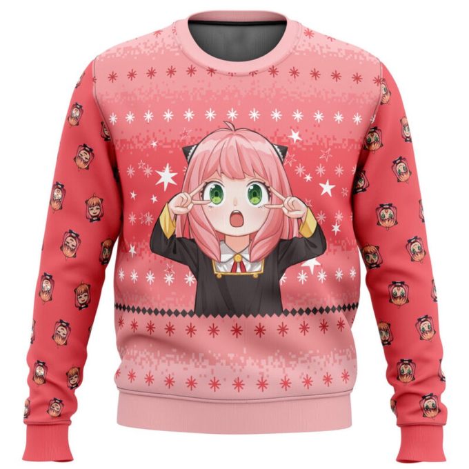 Get Festive with the Anya Spy x Family Ugly Christmas Sweater – Perfect Holiday Attire!
