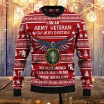 Show Your Patriotism with a VVA Vietnam Veterans Day Ugly Sweater – Perfect Army Gift for Dad!