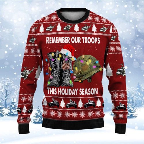 Show Your Military Pride with Armed Forces Veteran Ugly Sweater