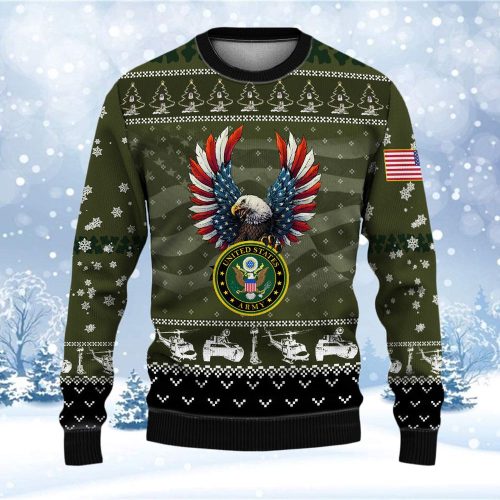 Show Your Army Pride with this Armed Forces Veteran Ugly Sweater