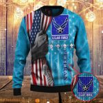 USAFA Air Forces Military VVA Vietnam Veterans Day Gift: Ugly Sweater for Father – Christmas Dad Present