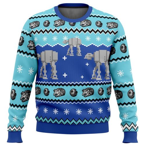 Get Festive with the AT-AT Walker Ugly Christmas Sweater - Limited Edition
