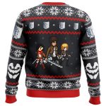 Get Festive with Attack on Titan Colossal Claus Ugly Christmas Sweater – Limited Edition Fun!