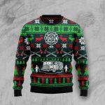 Shop the Best Funny Firefighter Ugly Christmas Sweaters – Perfect Holiday Gifts!
