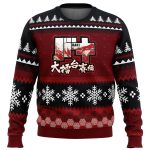 Baki Ugly Christmas Sweater – Axe Kick Your Holiday Style!