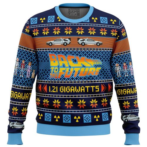 Get Festive with Back To The Future Ugly Christmas Sweater – Limited Edition