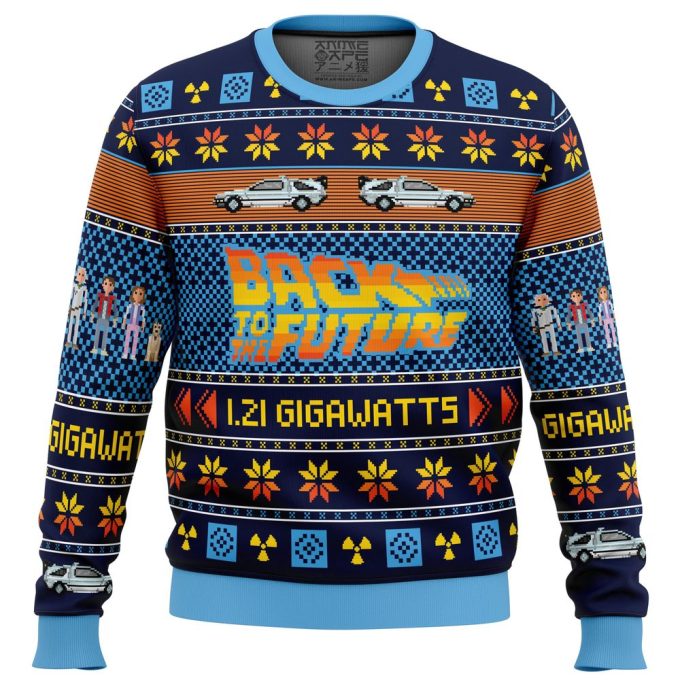 Get Festive with Back To The Future Ugly Christmas Sweater – Limited Edition