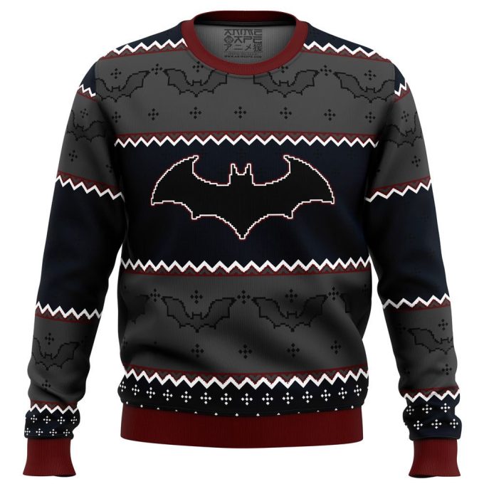 Get Festive with Batman Dark Ugly Christmas Sweater – Perfect Holiday Attire!