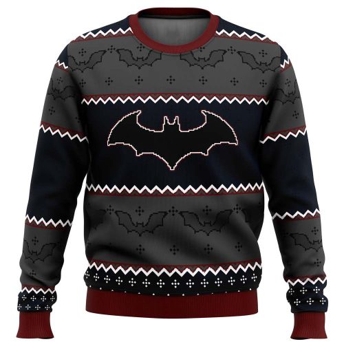 Get Festive with Batman Dark Ugly Christmas Sweater - Perfect Holiday Gift!