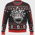 Beholder Dungeons and Dragons Ugly Christmas Sweater