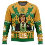 Get Festive with the Loki Marvel Ugly Christmas Sweater – Limited Edition