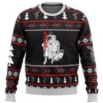 Berserk Guts and Casca Ugly Christmas Sweater – Festive Anime-Inspired Apparel