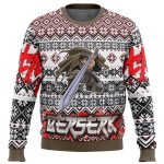 Berserk Guts Ugly Christmas Sweater: Festive and Fierce Attire for the Holidays