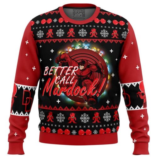 Daredevil Ugly Christmas Sweater: Get Festive with Better Call Murdock!