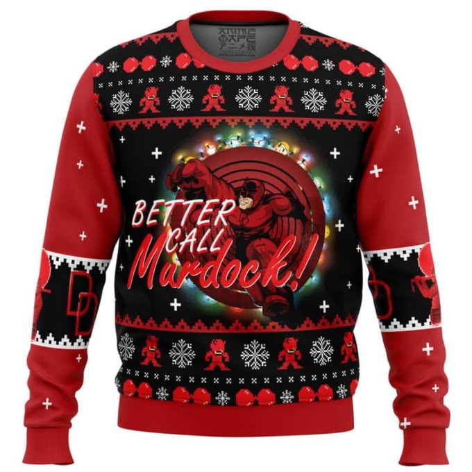 Daredevil Ugly Christmas Sweater: Get Festive with Better Call Murdock!