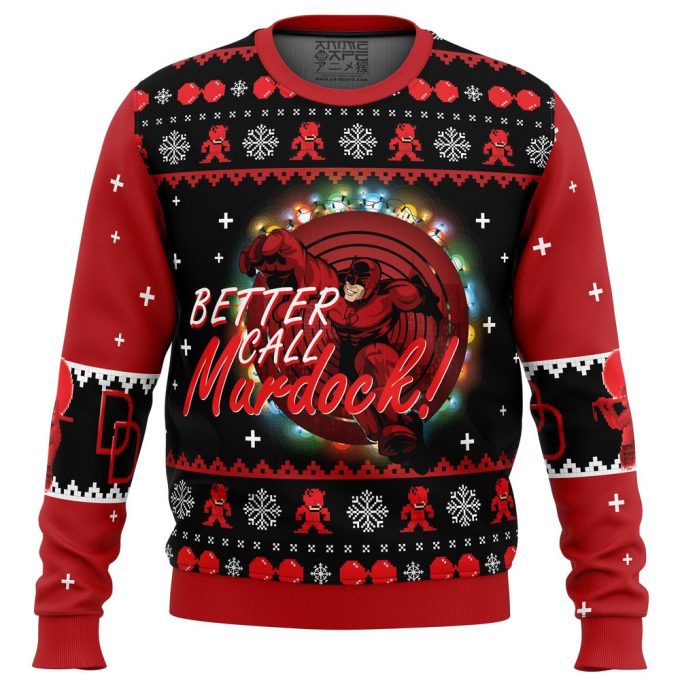 Daredevil Ugly Christmas Sweater: Get Festive with Better Call Murdock!