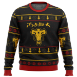 Get Festive with Black Clover Bulls Ugly Christmas Sweater – Limited Edition!