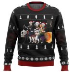 Shop the Festive Black Clover Ugly Christmas Sweater – Perfect for Holiday Fun!