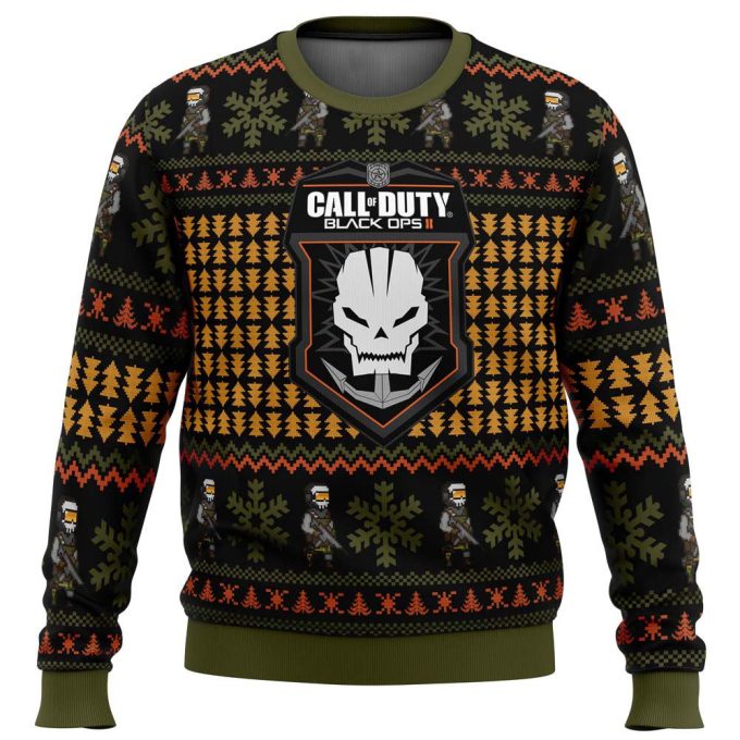 Get Festive with Black Ops 2 Call of Duty Ugly Christmas Sweater – Limited Edition!