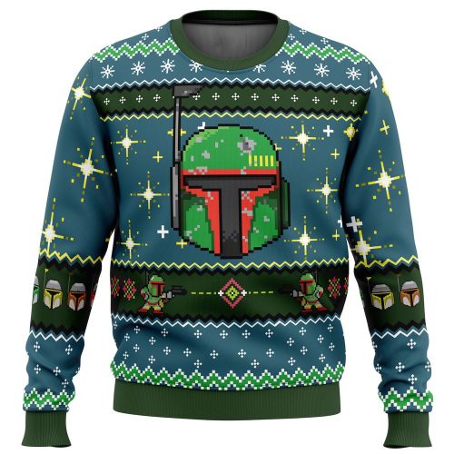 Boba Fett Ugly Christmas Sweater: Festive and Geeky Holiday Attire