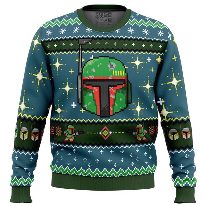 Boba Fett Ugly Christmas Sweater: Festive Star Wars Holiday Apparel