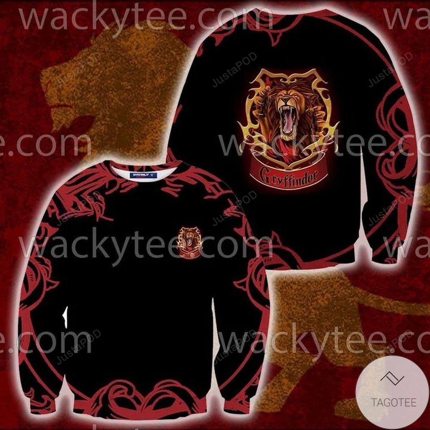 Brave Like A Gryffindor Harry Potter Ugly Christmas Sweater Brave Like A Gryffindor Harry Potter Ugly Christmas Sweater