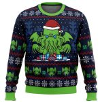 Get Festive with Call Of Christmas Cthulhu Ugly Sweater – Perfect for Holiday Season!