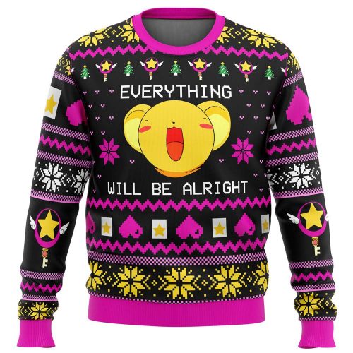 CARDCAPTOR SAKURA HAPPY Ugly Christmas Sweater: Festive Anime-inspired Holiday Fashion