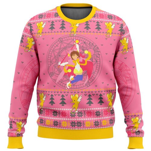 Get Festive with Cardcaptor Sakura Ugly Christmas Sweater – Limited Edition!