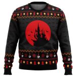 Spook up the Holidays with Castlevania Creepy Castle Ugly Christmas Sweater