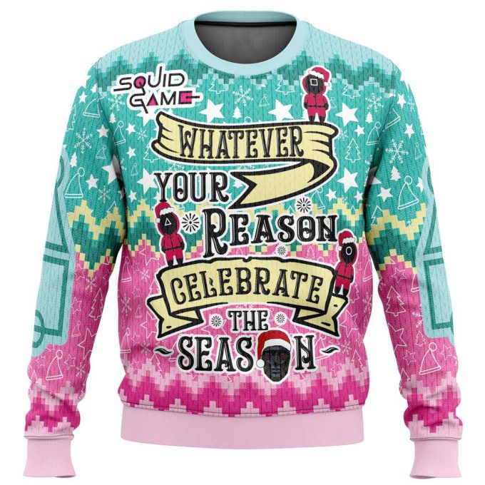 Get Festive with the Squid Game Christmas Sweater – Celebrate the Season in Style!