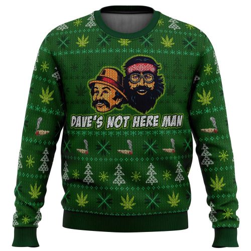Cheech And Chong Ugly Christmas Sweater: Festive and Hilarious Attire!