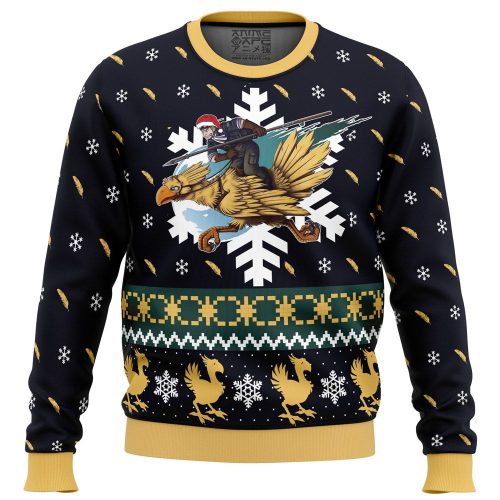 Chocobo Christmas Final Fantasy Ugly Christmas Sweater: Festive Gaming Apparel