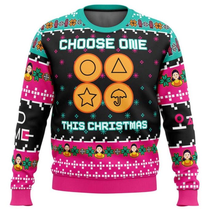 Get Festive with Squid Game Christmas Sweater – Perfect Holiday Gift!