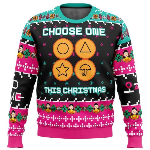Get Festive with Squid Game Christmas Sweater – Perfect Holiday Gift!