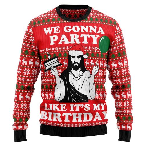 Shop the Festive Christian Party Unisex Crewneck Sweater – Ugly Christmas Sweater