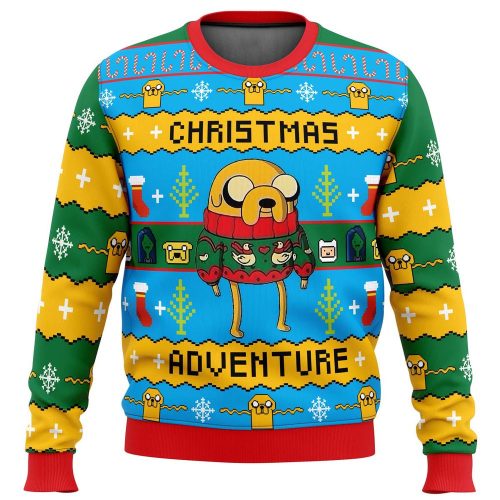 Get Festive with Christmas Adventure Time Ugly Christmas Sweater - Limited Stock!