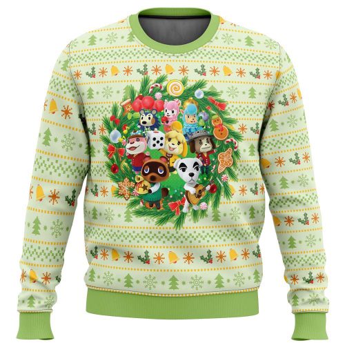 Get Festive with Animal Crossing Ugly Christmas Sweater - Perfect for Christmas Animal Festival!