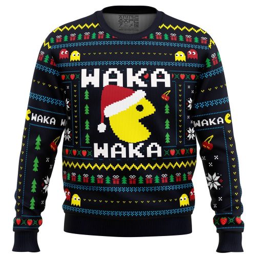 Get Festive with Christmas Arcade Pac-Man Ugly Sweater – Limited Edition Fun for Holidays