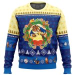 Disney s Beauty and the Beast Ugly Christmas Sweater – Festive Holiday Apparel